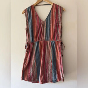 Universal Thread Striped V Neck Dress